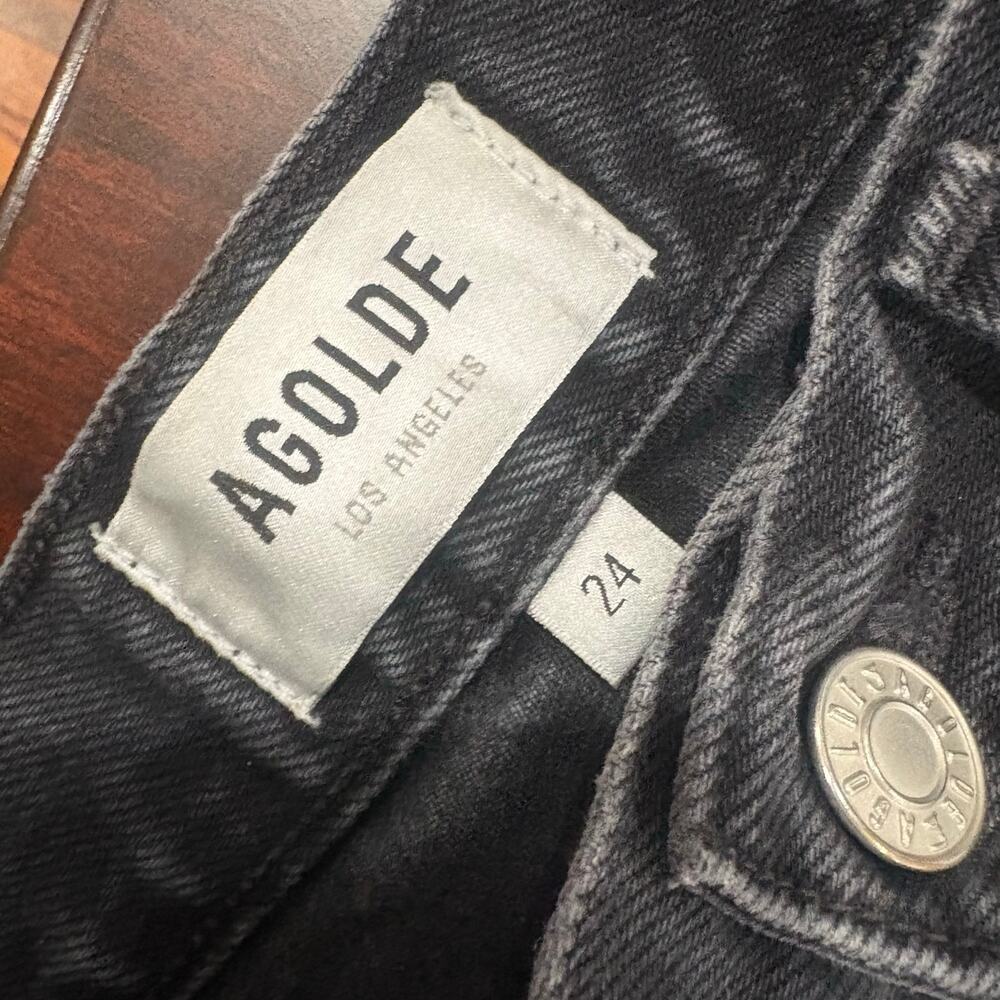 AGOLDE 90's Midrise‎ Loose Fit Ripped Jeans Size 24 - Picture 7 of 10